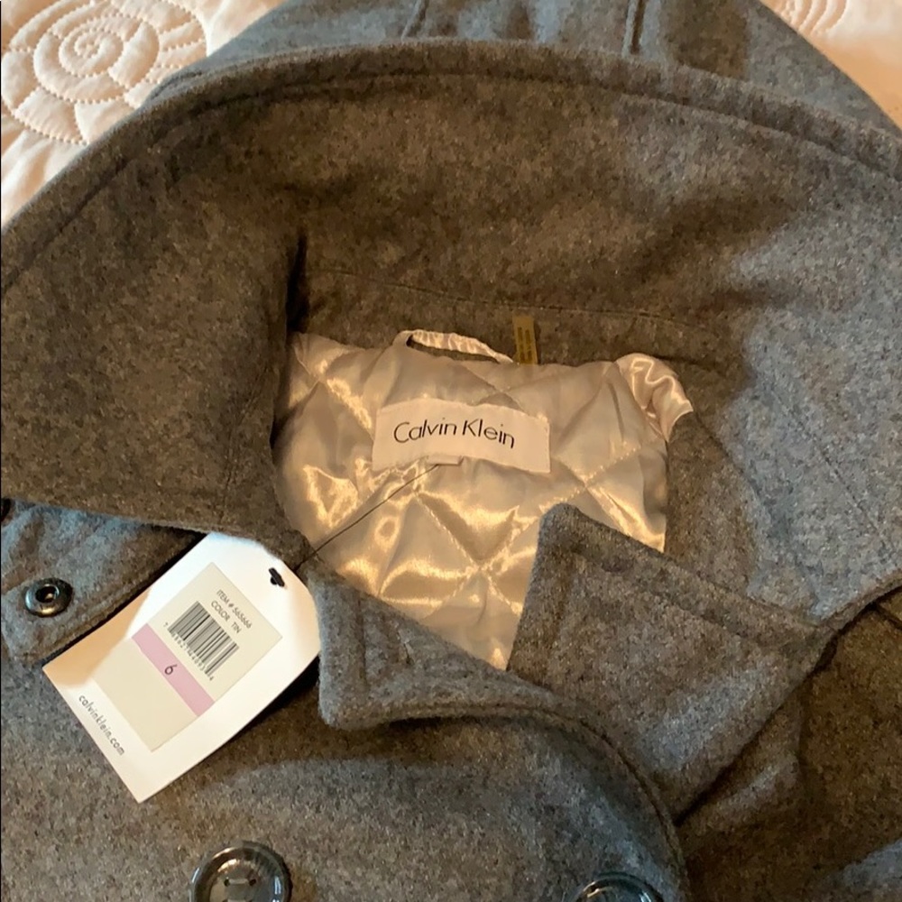 Calvin Klein peacoat. Sz 6.